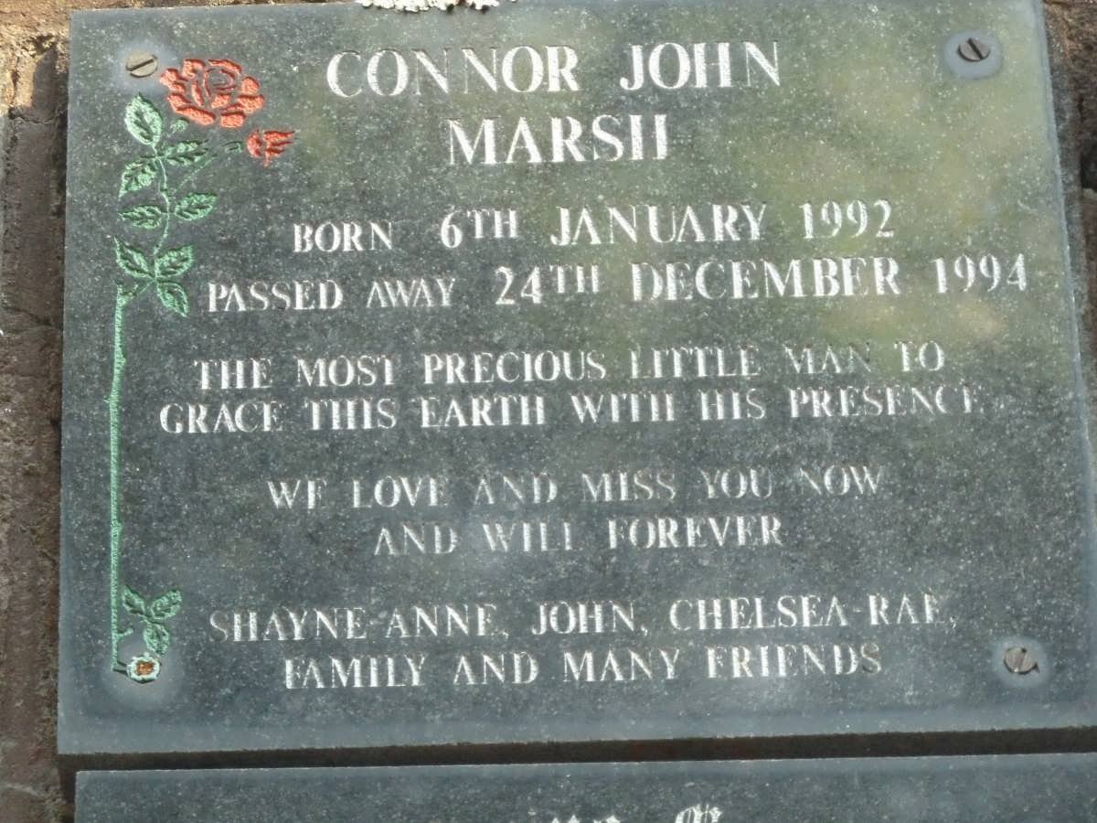 MARSH Connor John 1992-1994