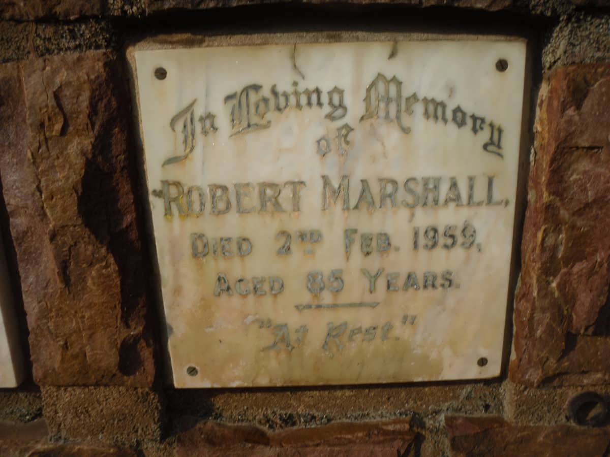 MARSHALL Robert -1959