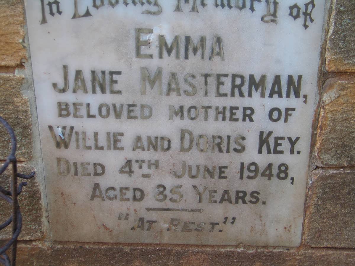 MASTERMAN Emma Jane -1948
