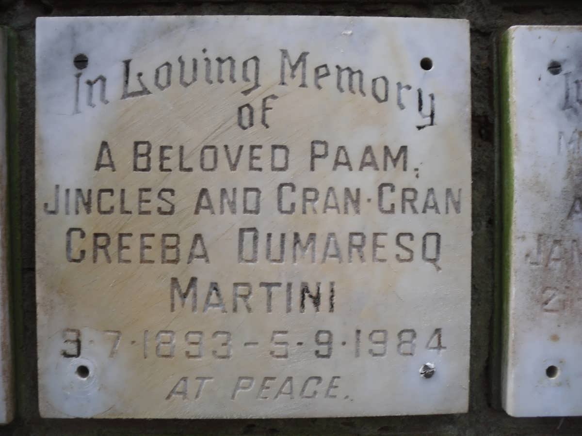 MARTINI Greeba Dumaresq 1893-1984