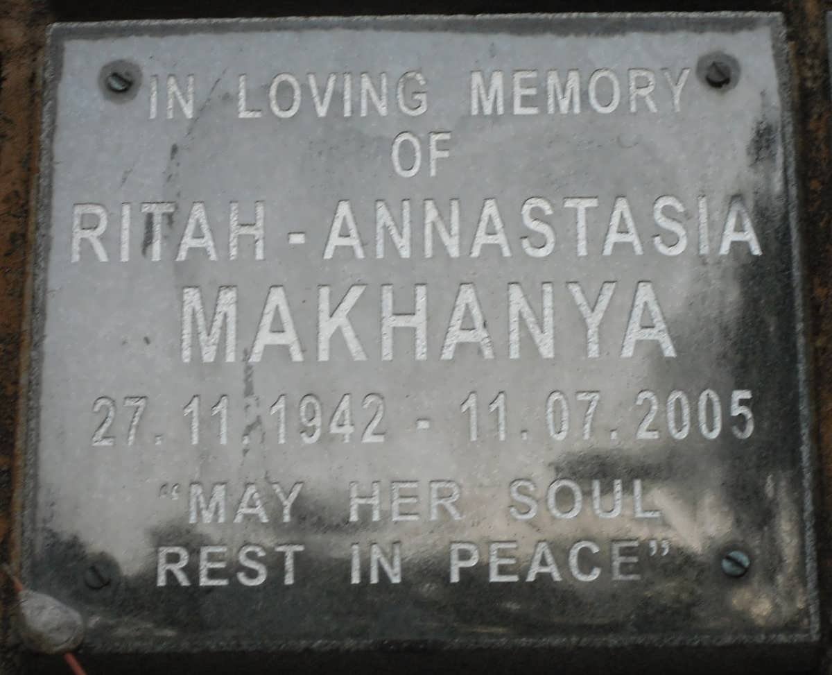 MAKHANYA Ritah-Annastasia 1942-2005