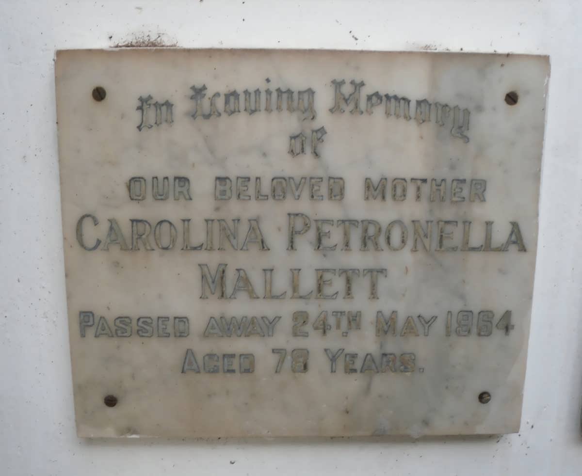 MALLETT Carolina Petronella -1964