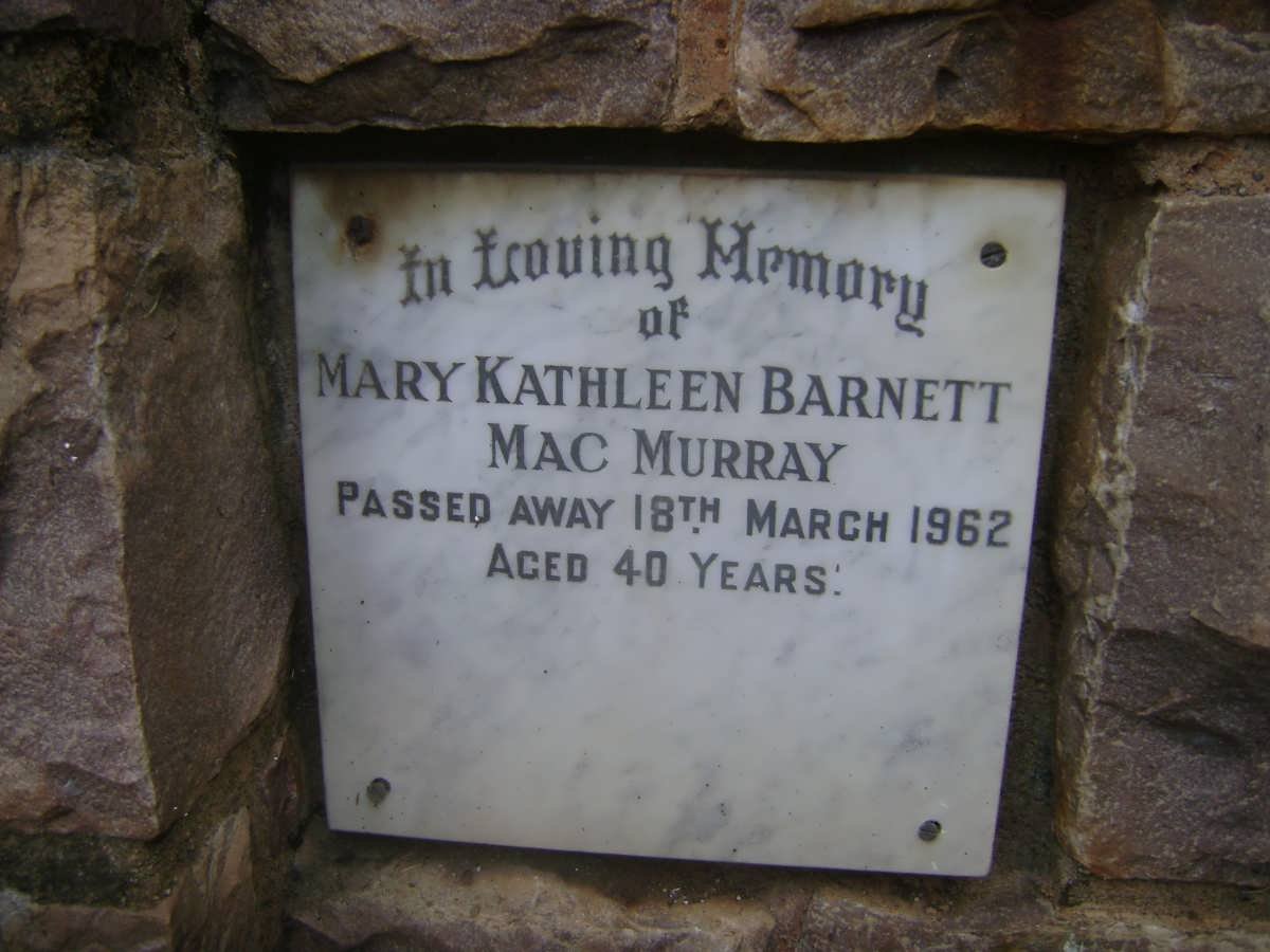MACMURRAY Mary Kathleen Barnett -1962