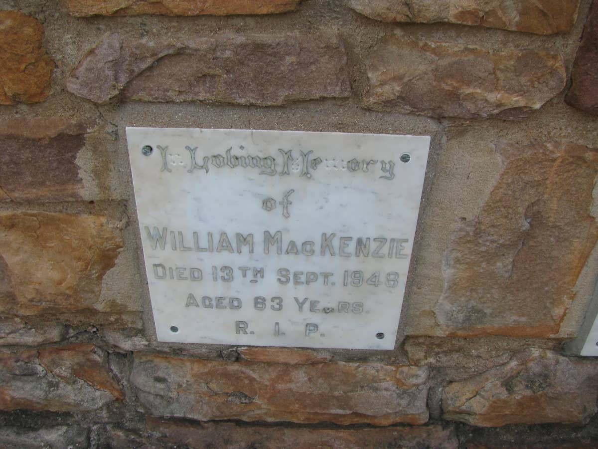 MACKENZIE William -1948 