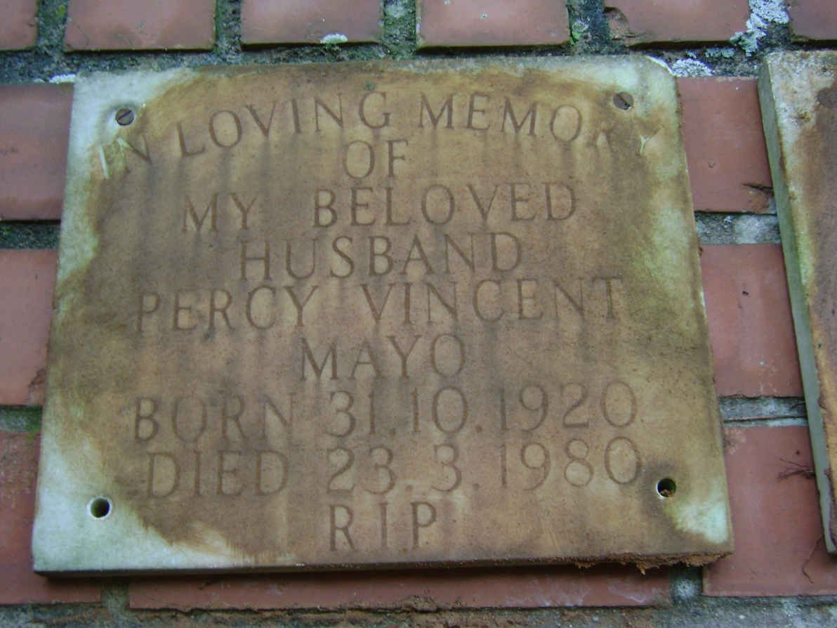 MAYO Percy Vincent 1920-1980