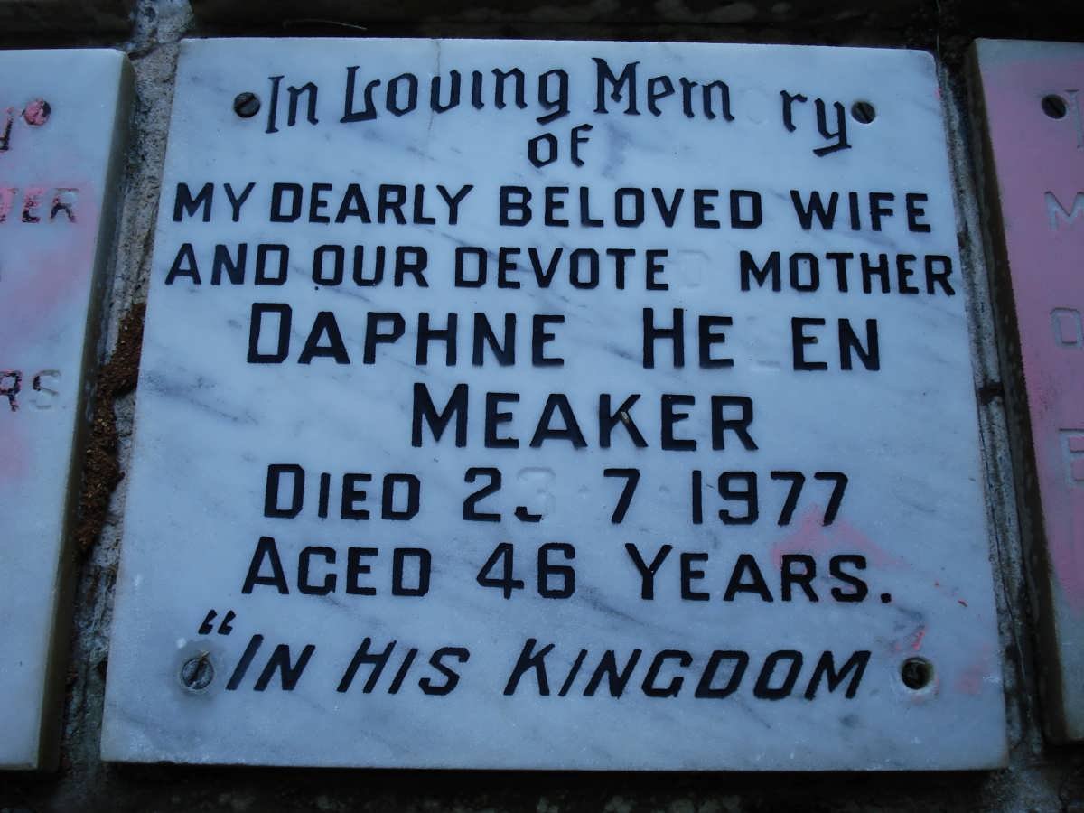 MEAKER Daphne Helen -1977