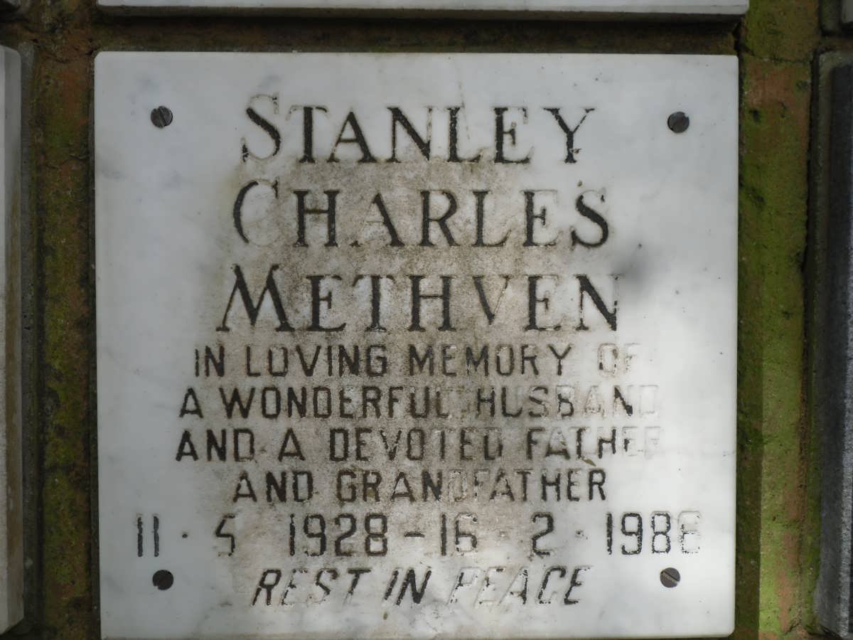 METHVEN Stanley Charles 1928-1988