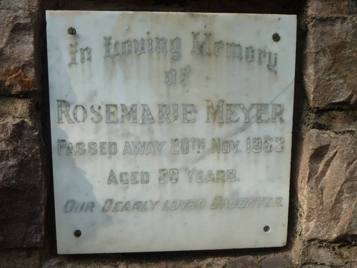 MEYER Rosemarie -1963