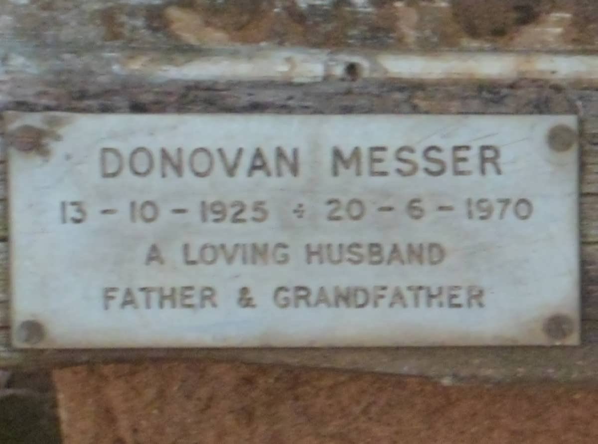 MESSER Donovan 1925-1970