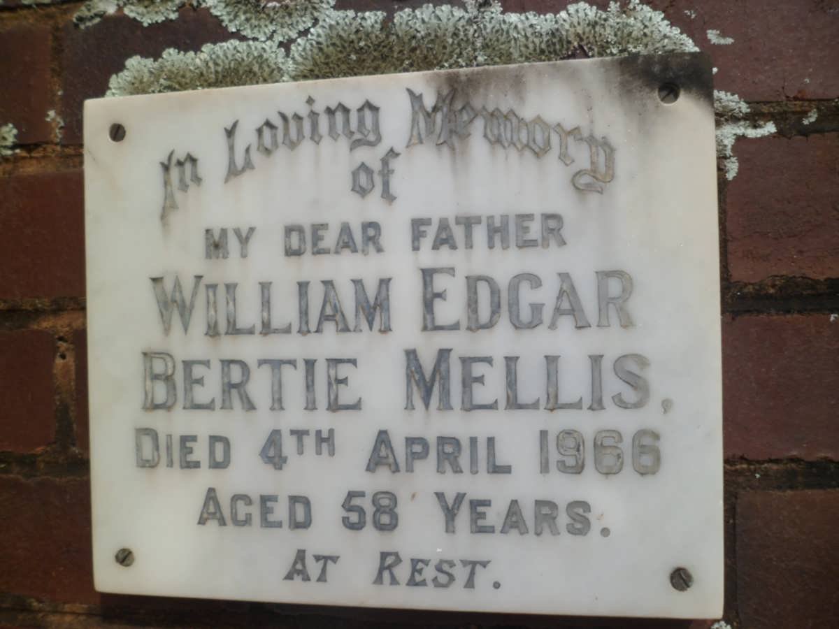 MELLIS William Edgar Bertie -1966