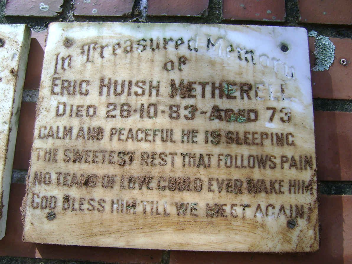 METHERELL Eric Huish -1983