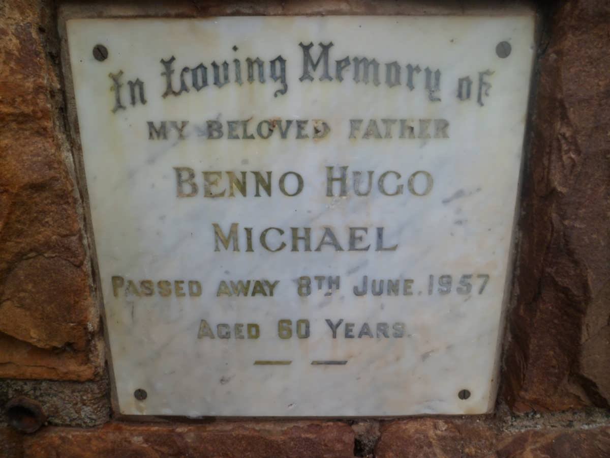 MICHAEL Benno Hugo -1957