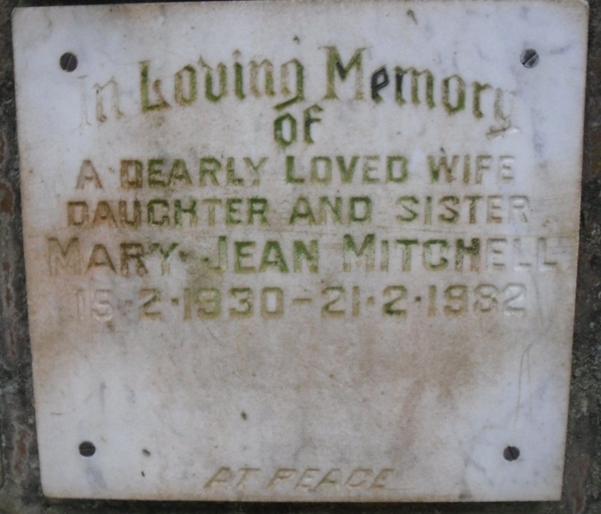 MITCHELL Mary Jean 1930-1982