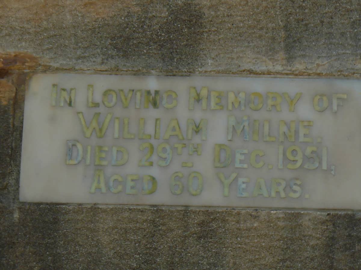 MILNE William -1951