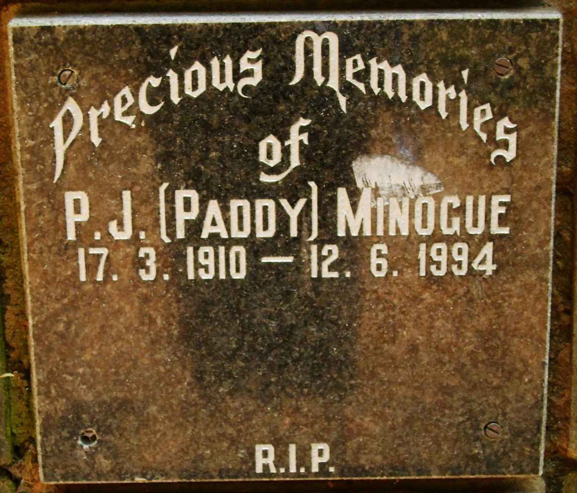 MINOGUE P.J. 1910-1994