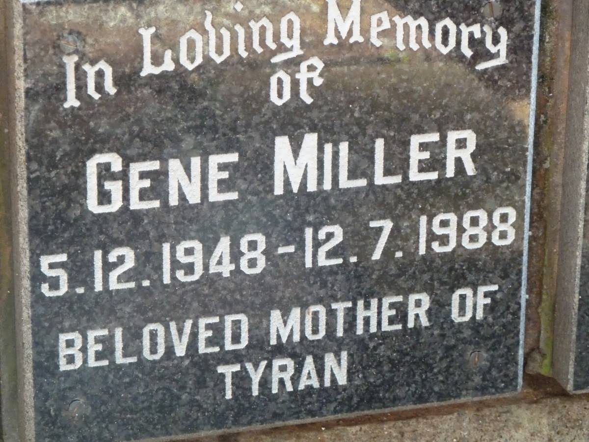 MILLER Gene 1948-1988
