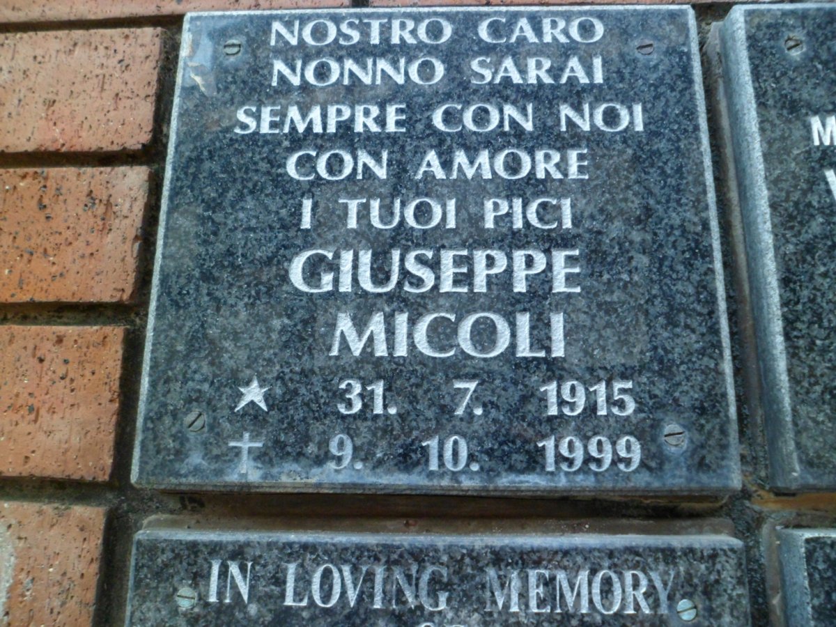MICOLI Giuseppe 1915-1999