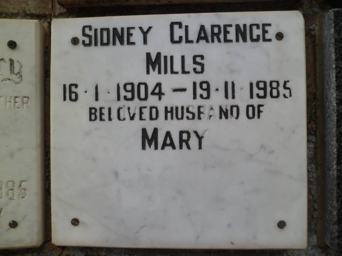 MILLS Sidney Clarence 1904-1985