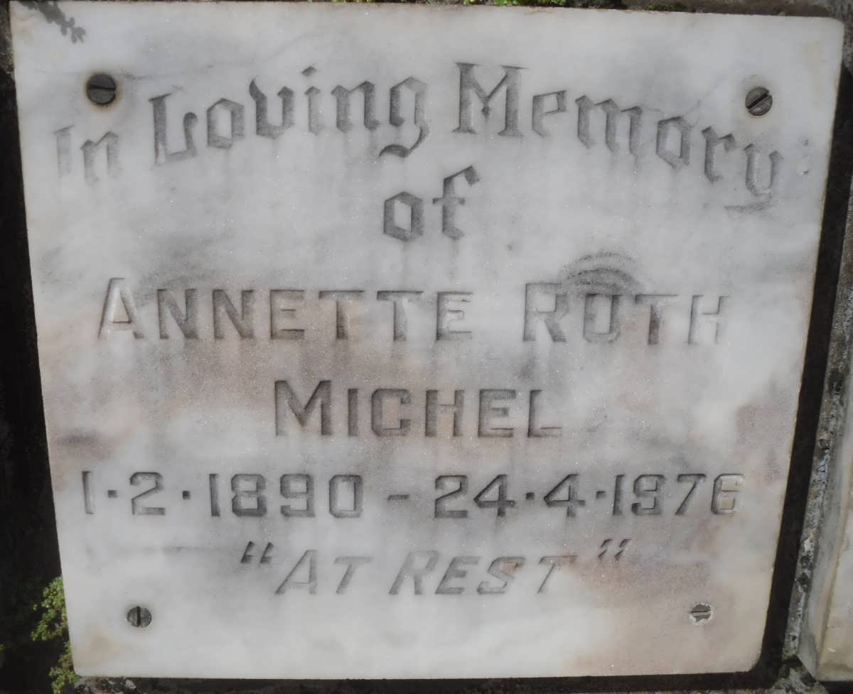 MICHEL Annette Ruth 1890-1976