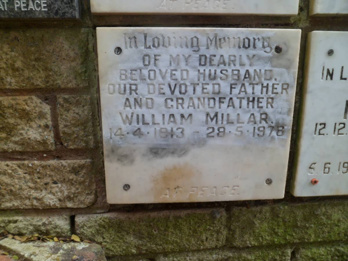 MILLAR William 1913-1978