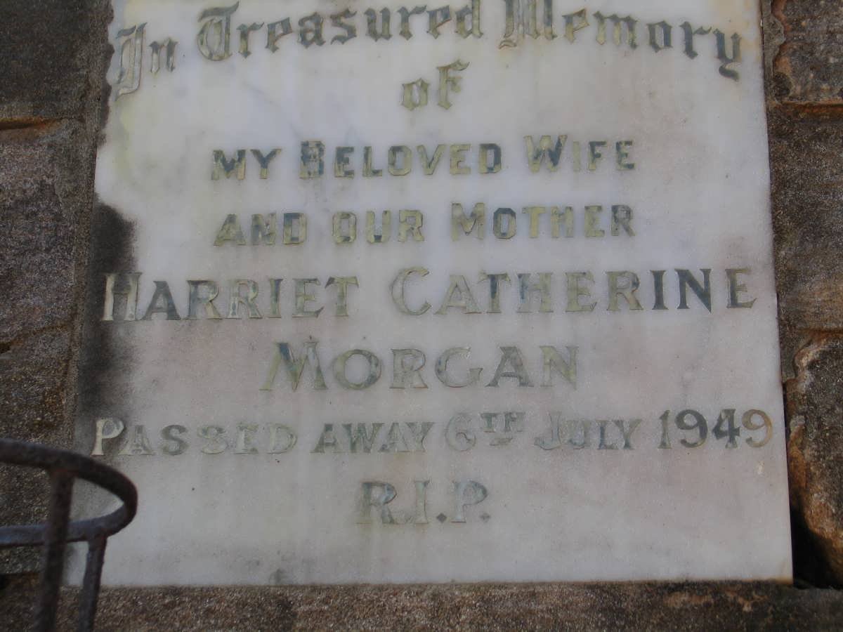 MORGAN Harriet Catherine -1949