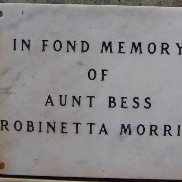 MORRIS Robinetta