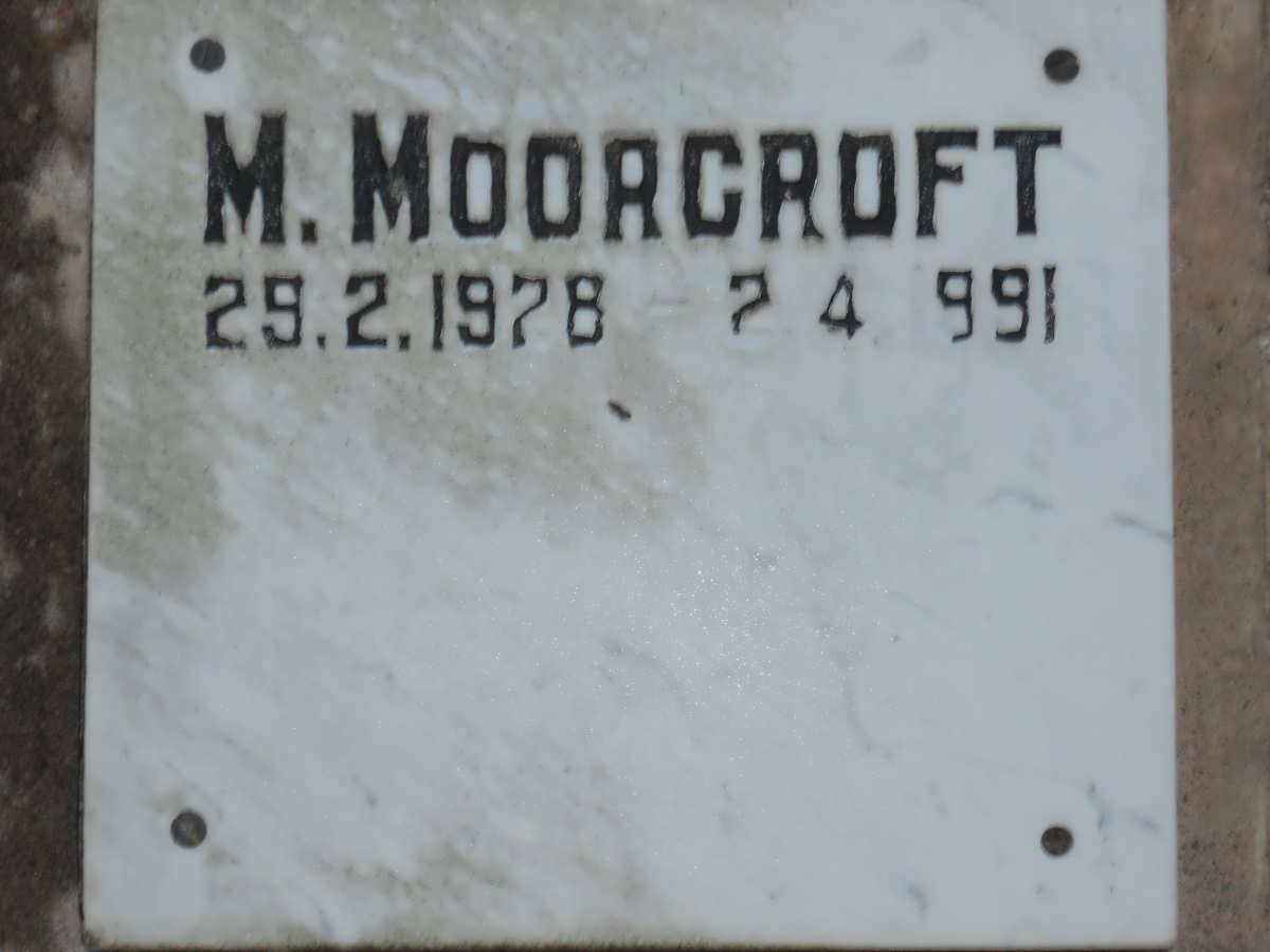 MOORCROFT M. 1928-1991