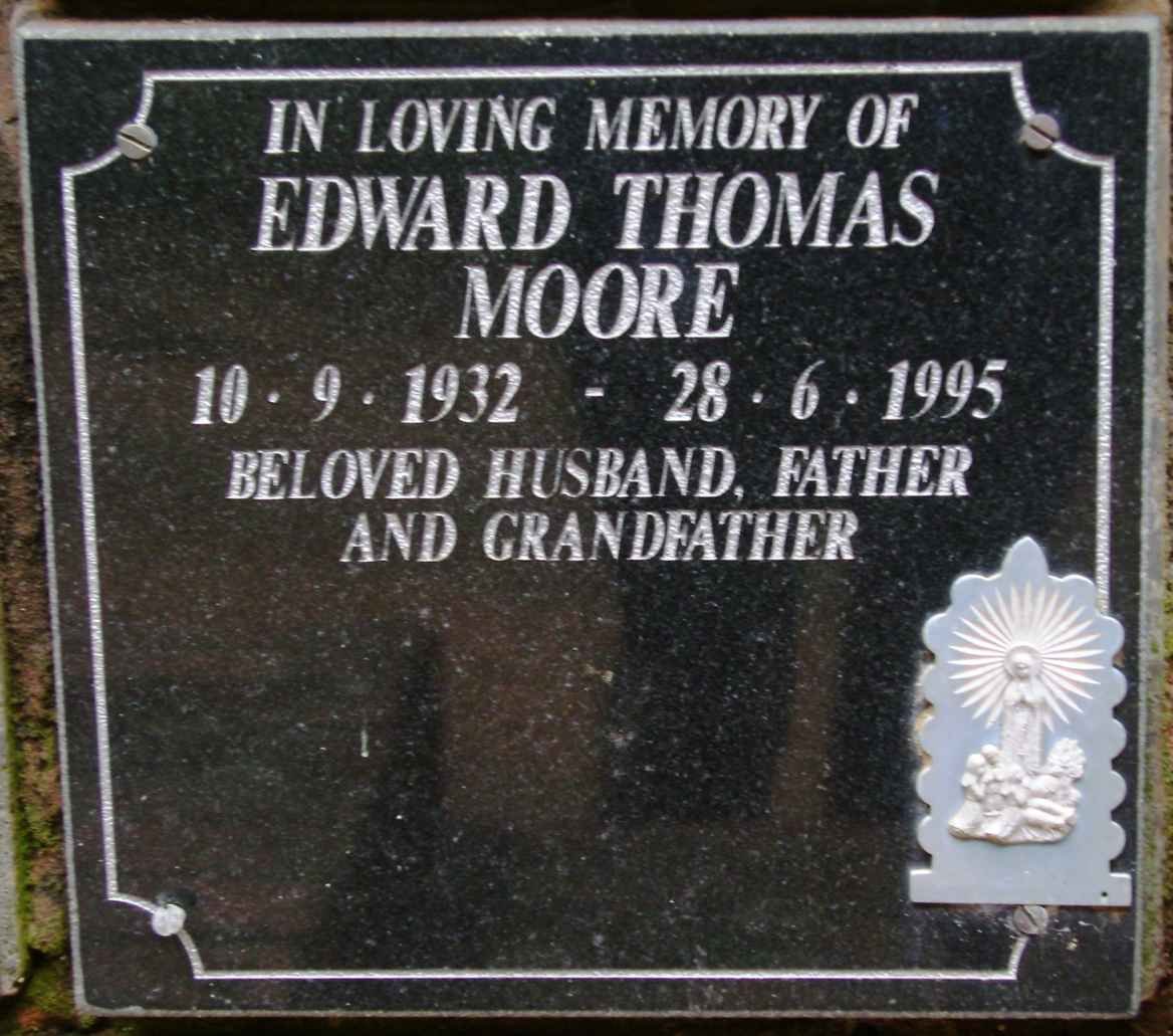 MOORE Edward Thomas 1932-1995