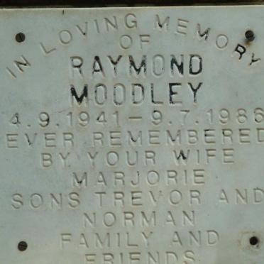 MOODLEY Raymond 1941-1986