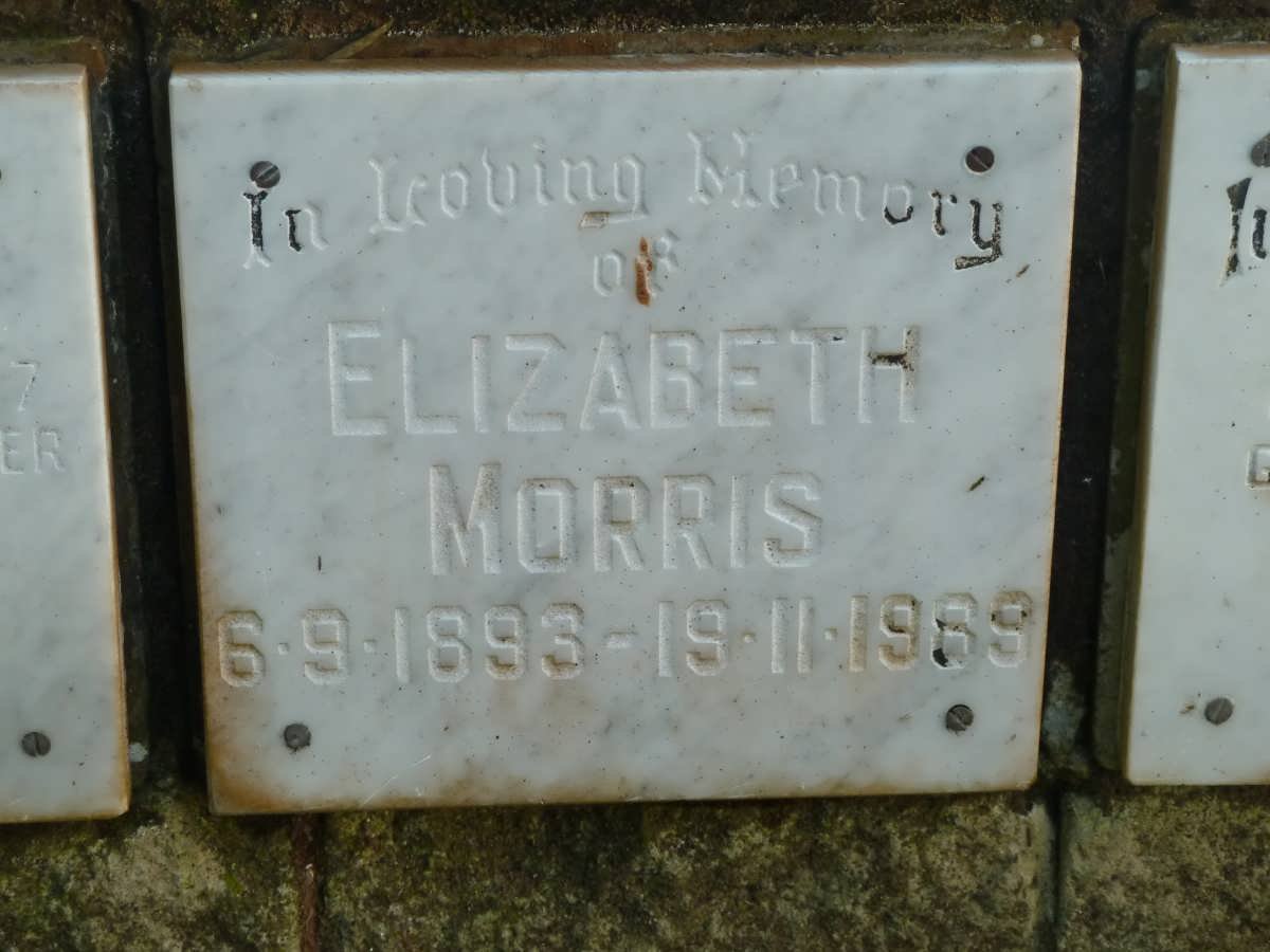 MORRIS Elizabeth 1893-1989