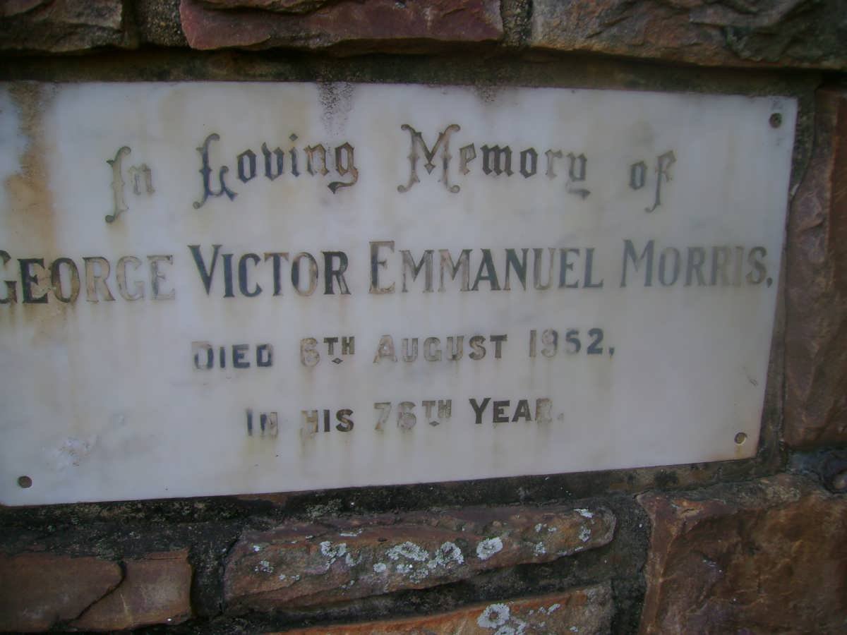 MORRIS George Victor Emmanuel -1952