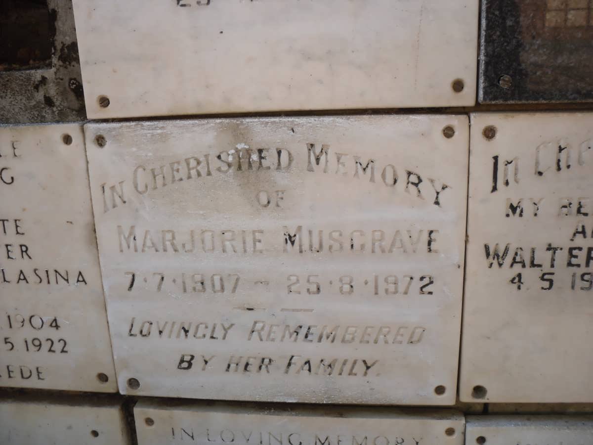 MUSGRAVE Marjorie 1907-1972