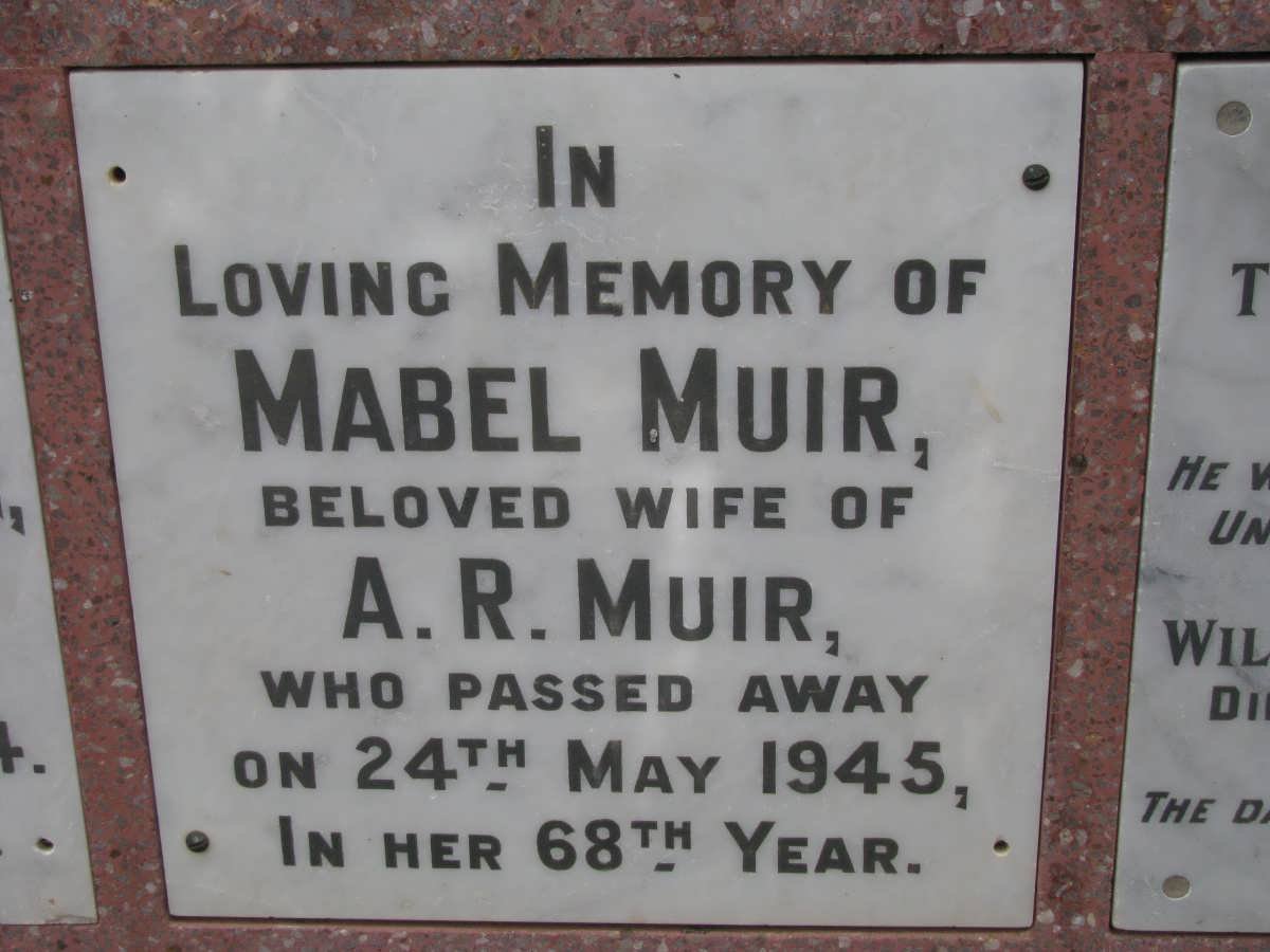 MUIR Mabel -1945 