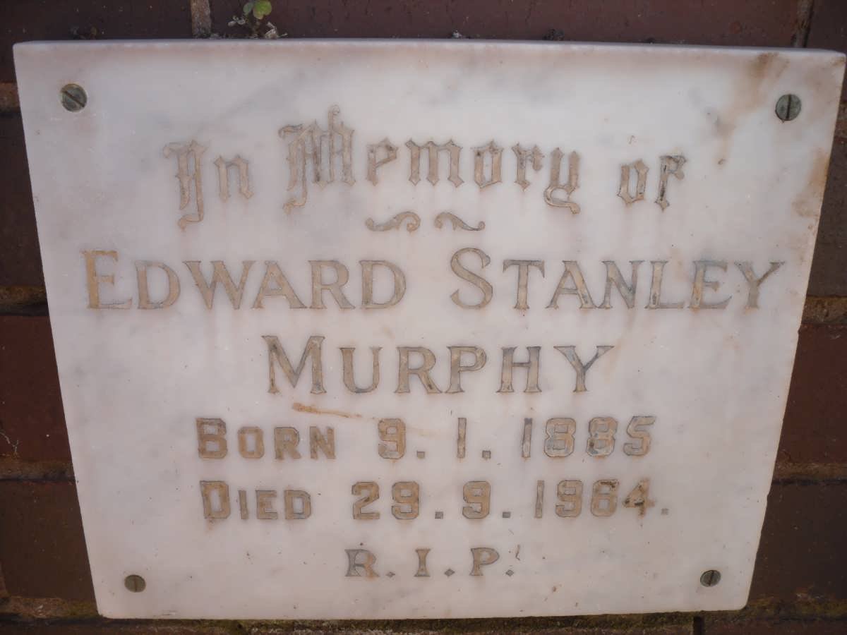 MURPHY Edward Stanley 1885-1964