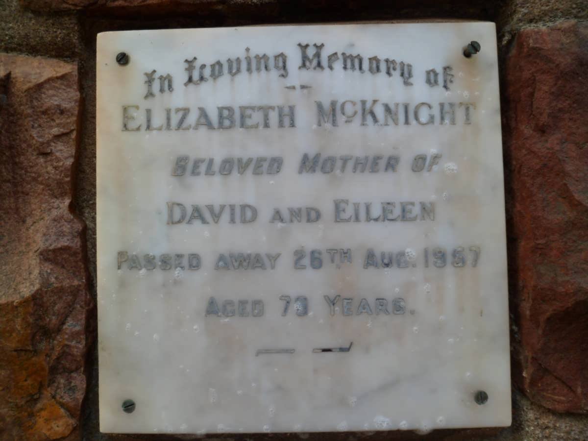 McKNIGHT Elizabeth -1957