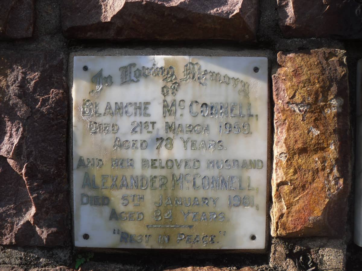 McCONNELL Alexander -1961 &amp; Blanche -1959