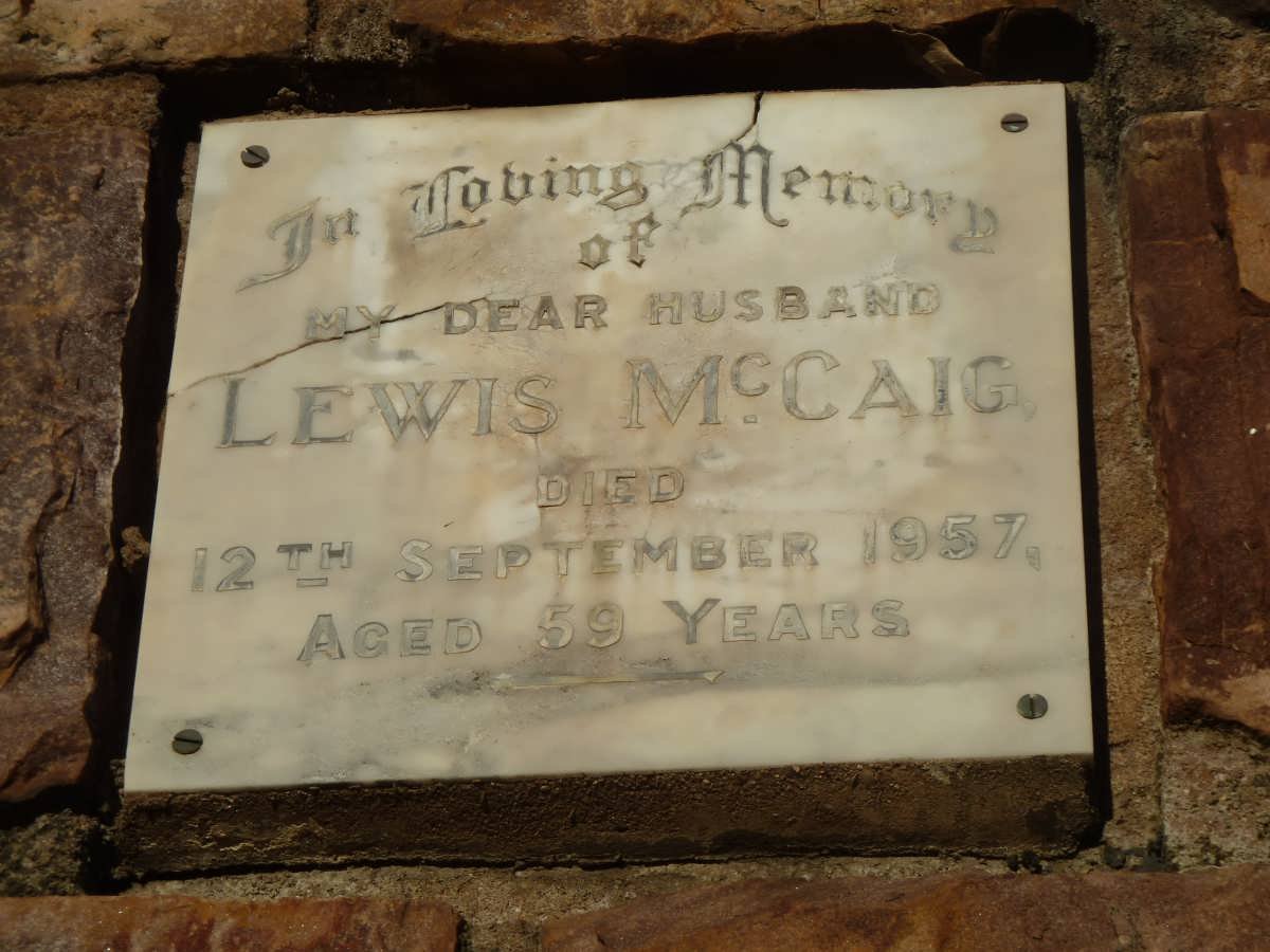 McCAIG Lewis -1957