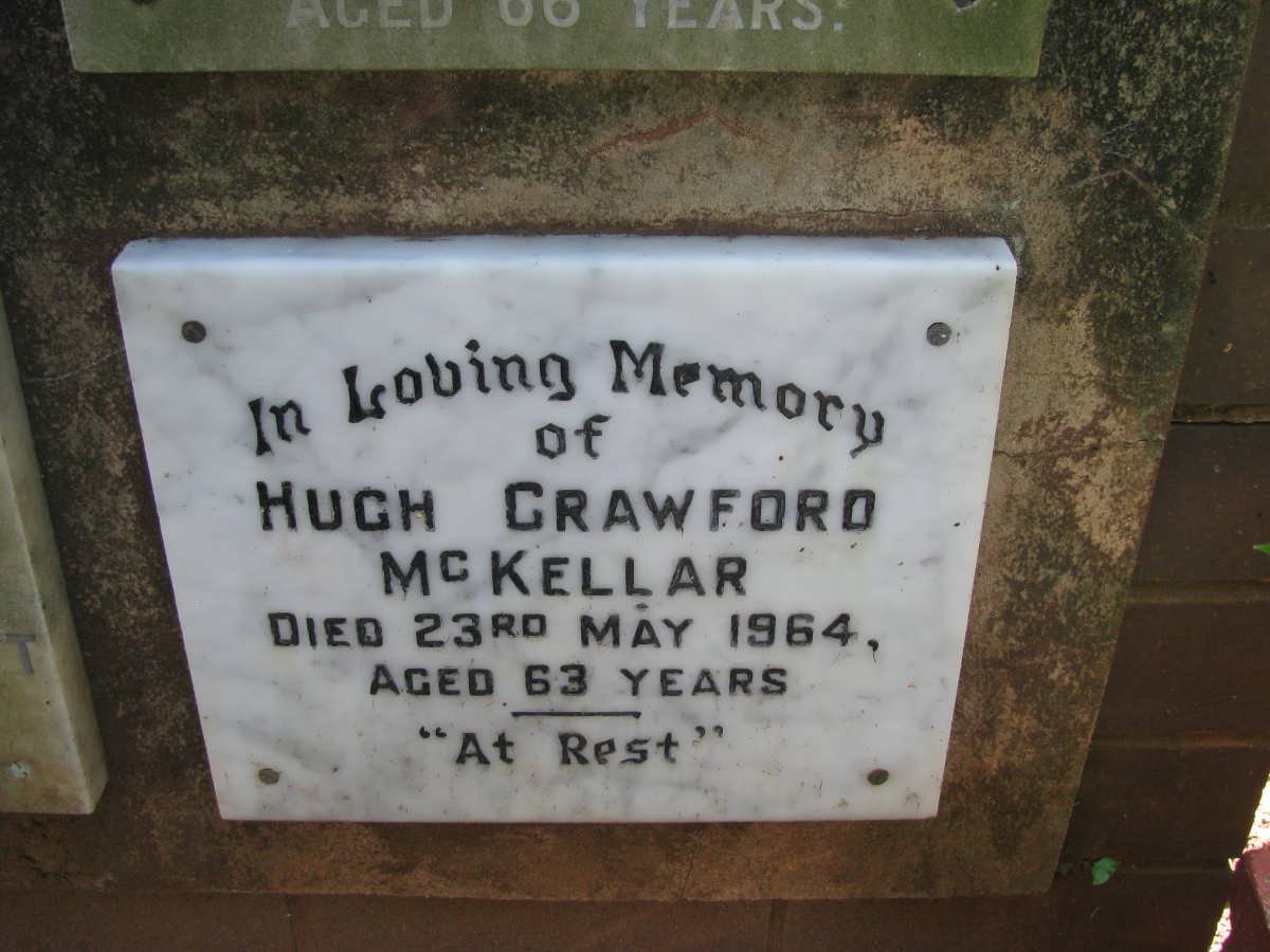 McKELLAR Hugh Crawford -1964