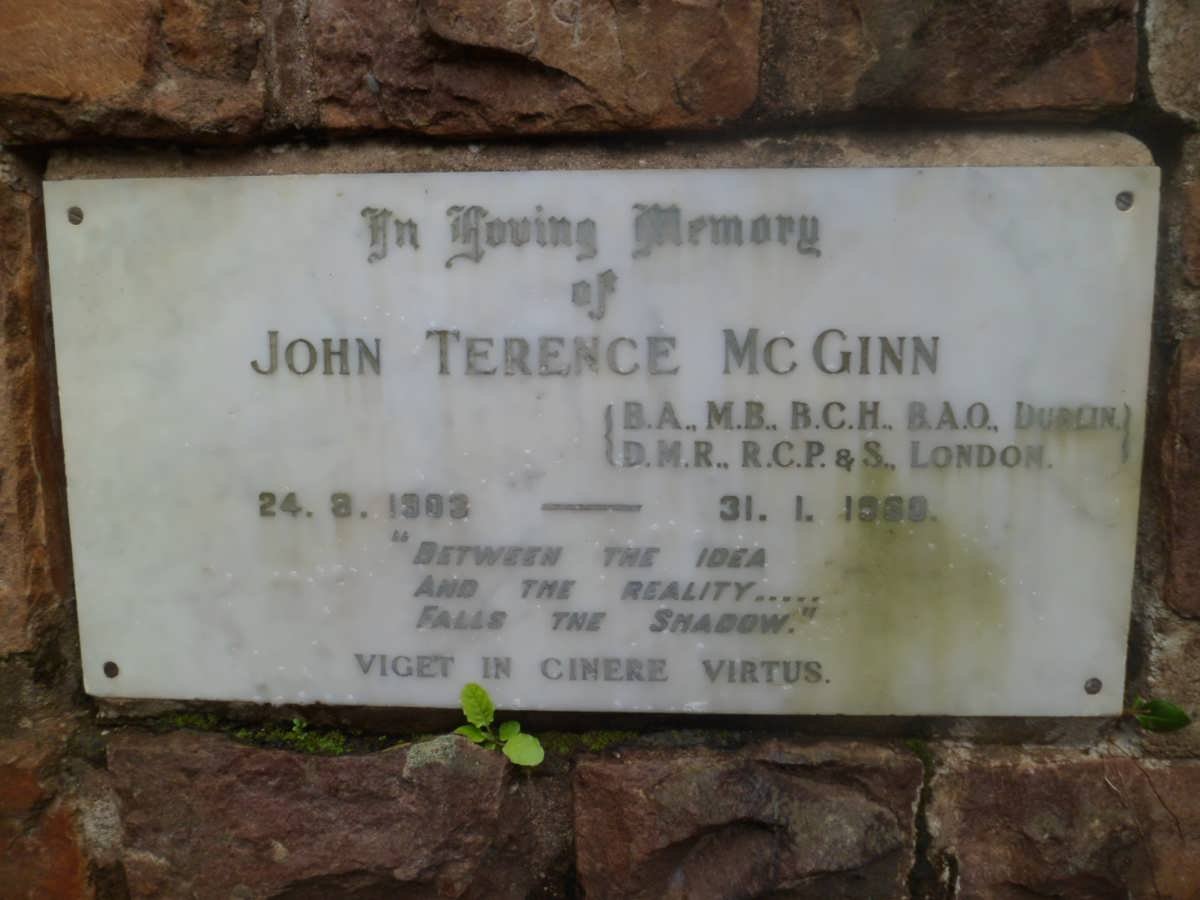 MC GINN John Terence 1903-1960