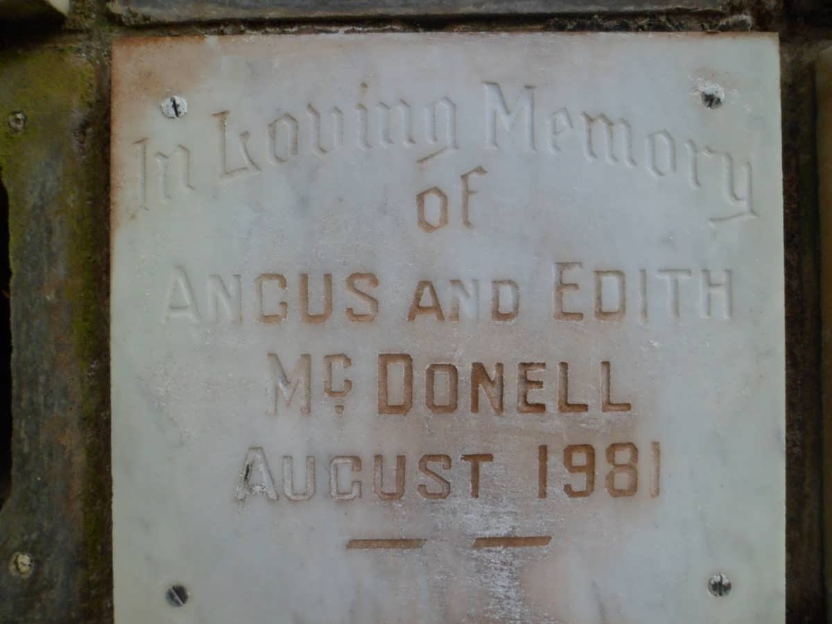 Mc DONELL Angus -1981 :: Mc DONELL Edith -1981