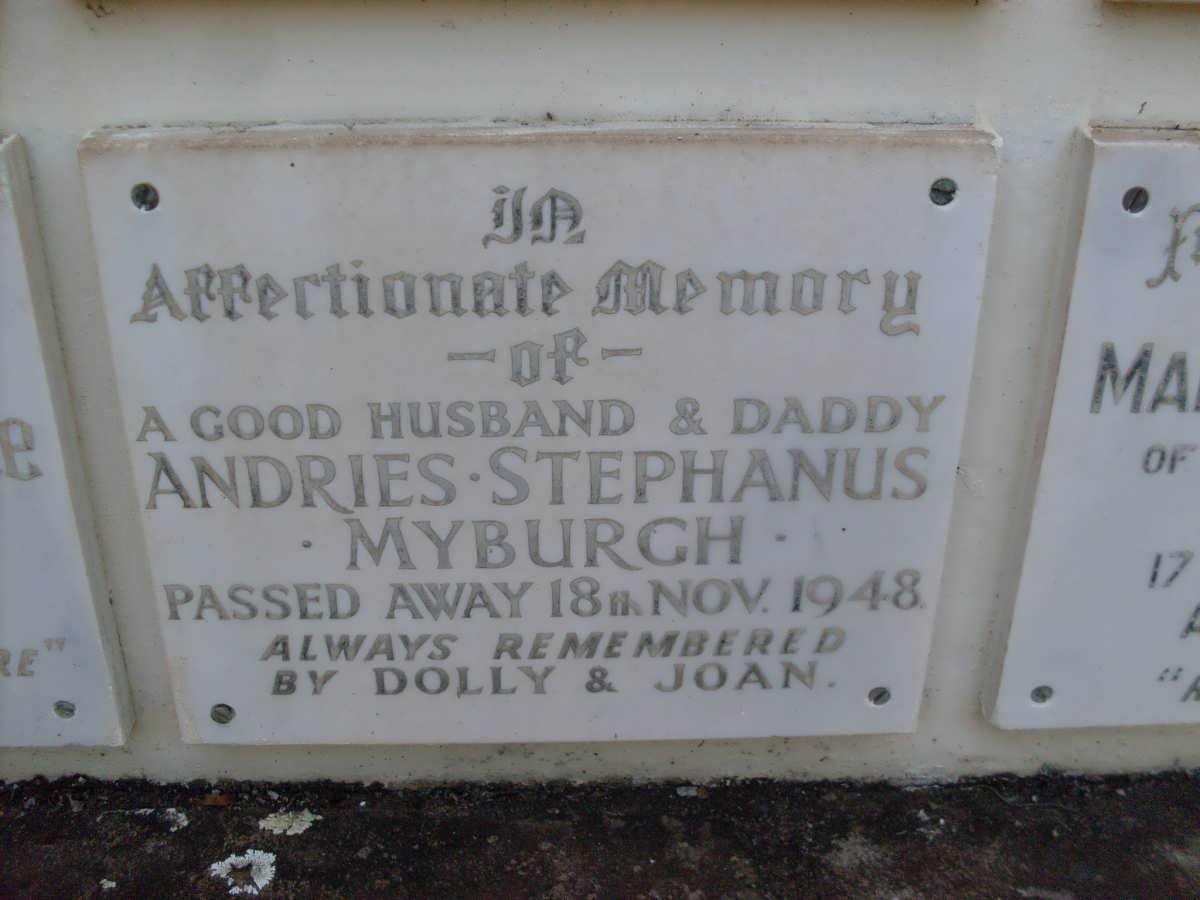 MYBURGH Andries Stephanus -1948