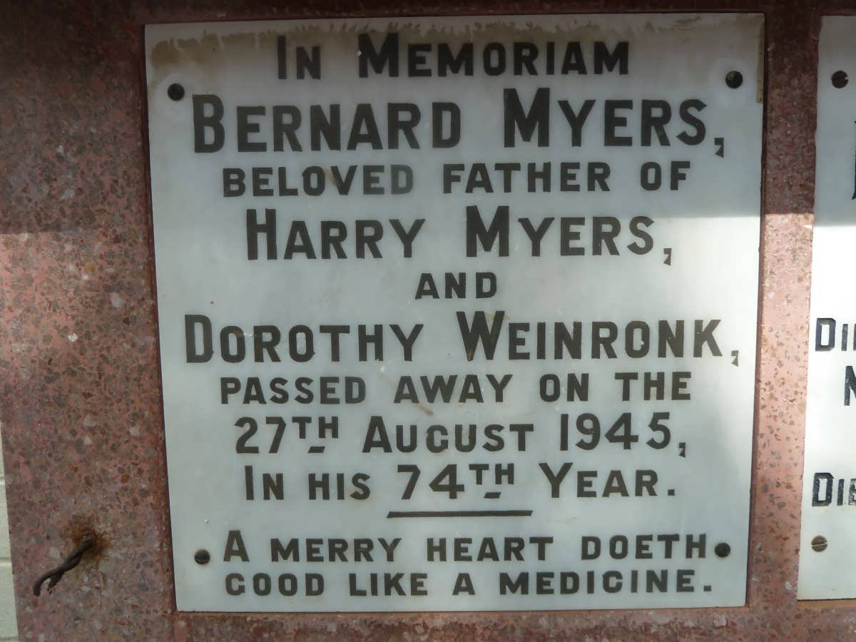 MYERS Bernard -1945