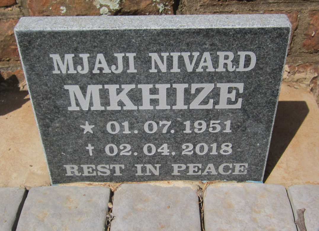 MKHIZE Mjaji Nivard 1951-2018