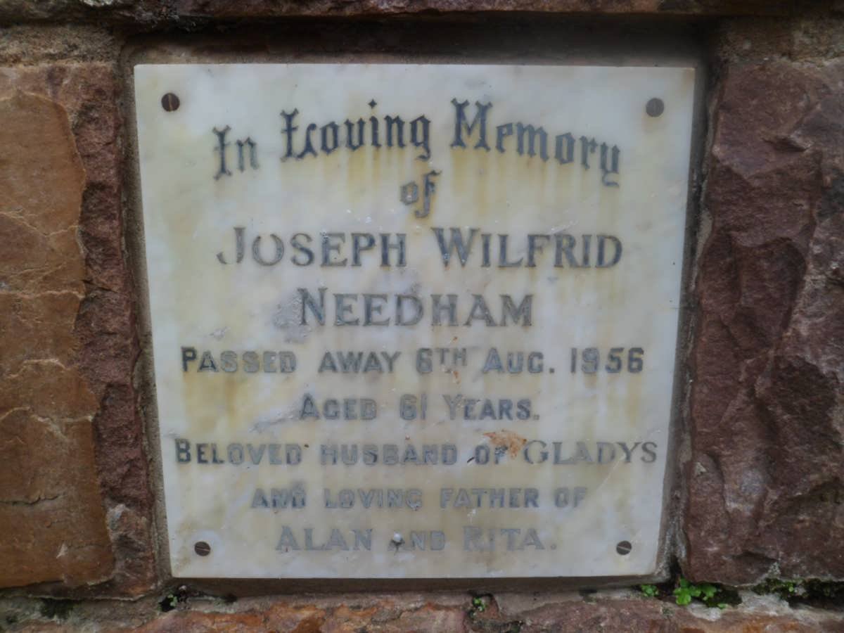 NEEDHAM Joseph Wilfrid -1956
