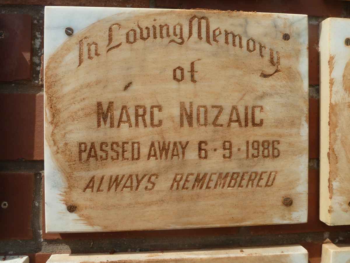 NOZIAC Marc -1986