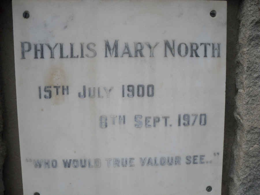 NORTH Phyllis Mary 1900-1970