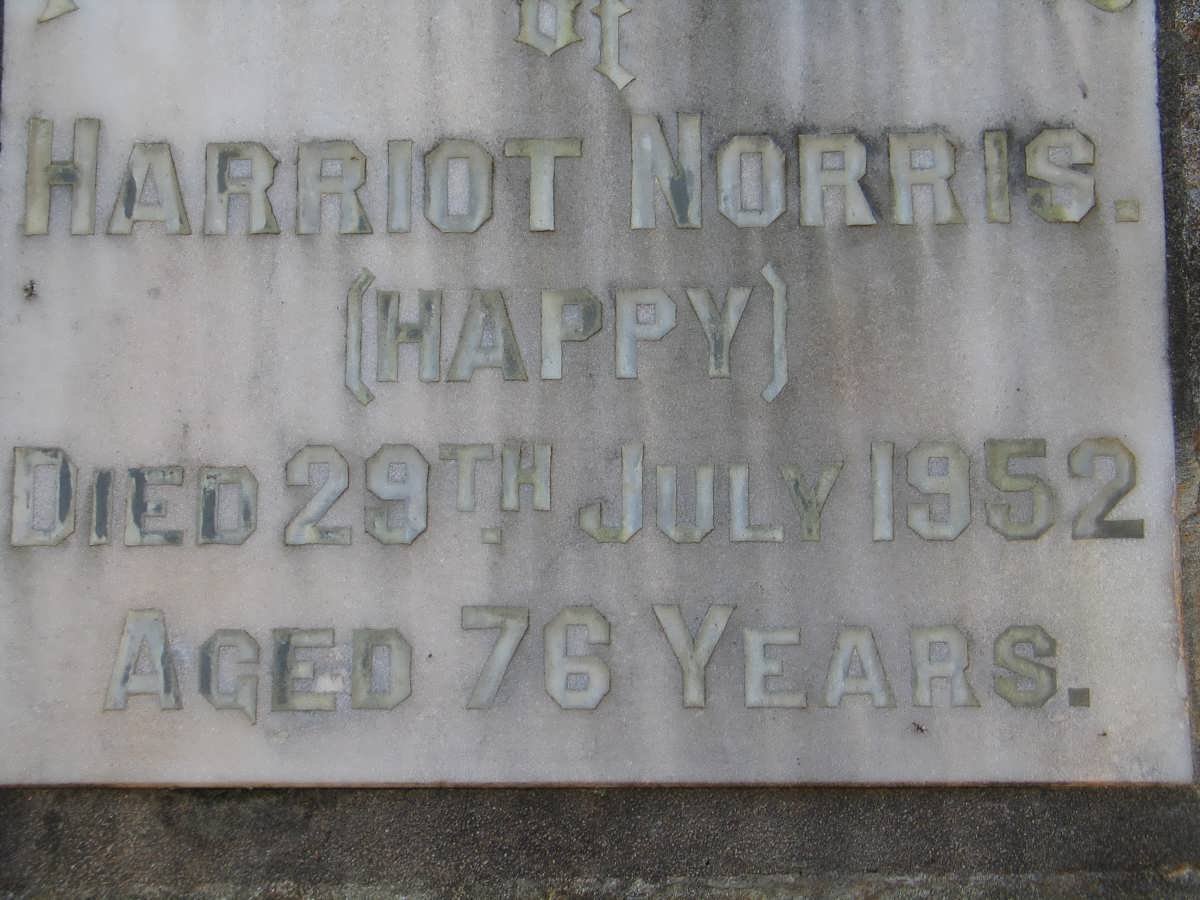 NORRIS Harriot -1952