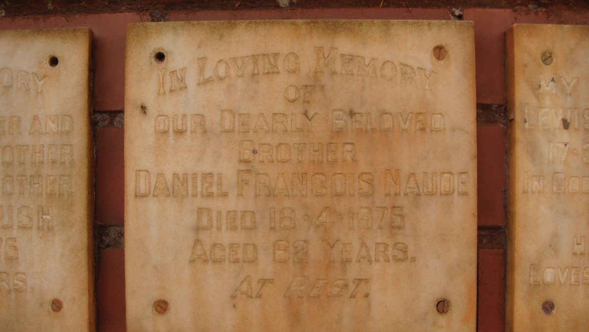 NAUDE Daniel Francois -1975