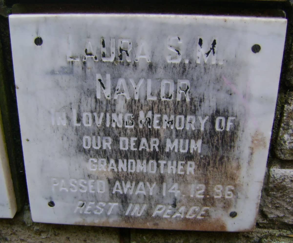 NAYLOR Laura S.M. -1986