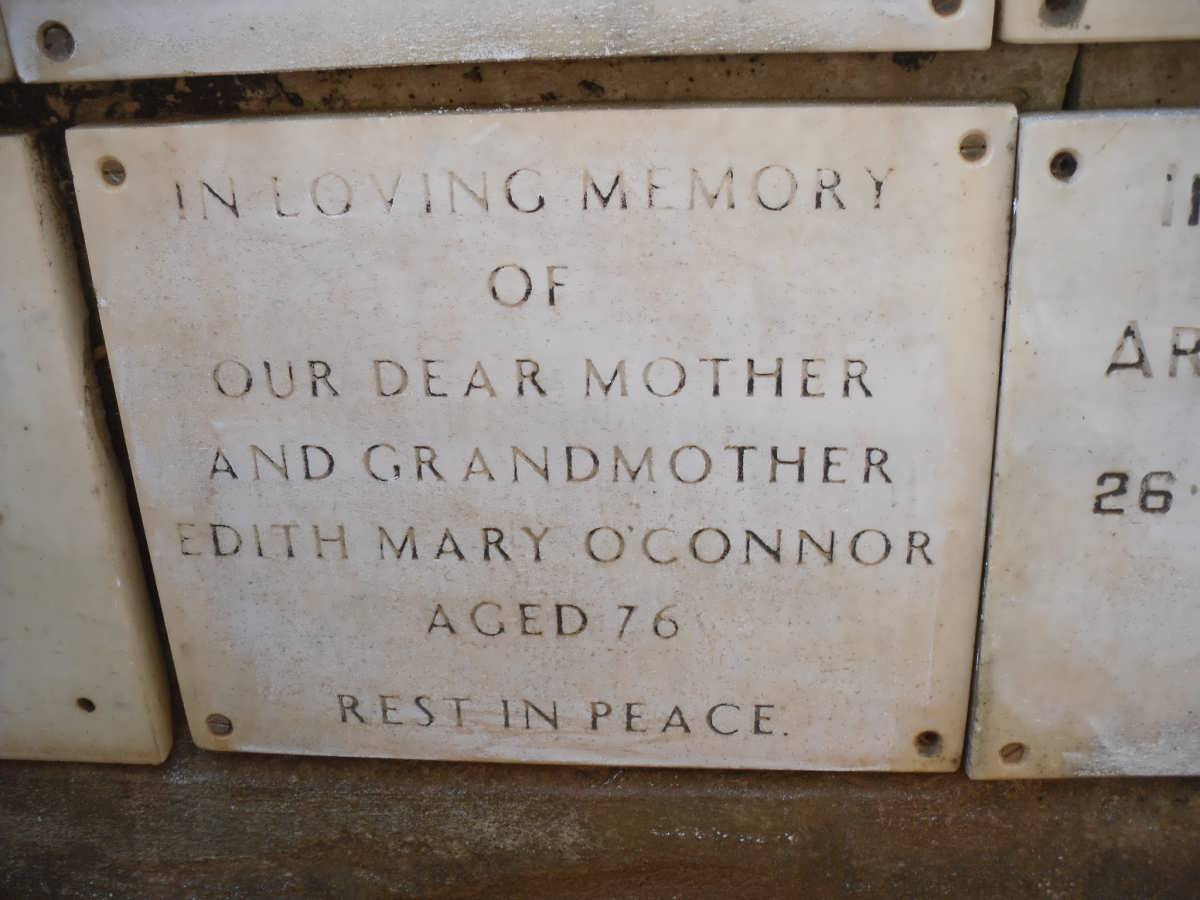 O'CONNOR Edith Mary 